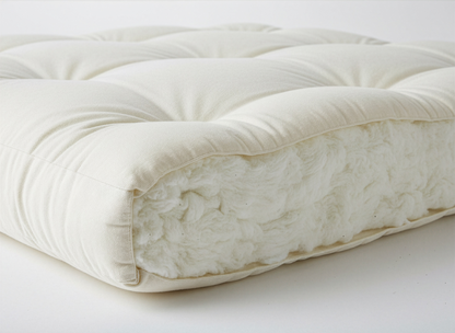 All-Natural Cotton and Wool Mattress Cutaway